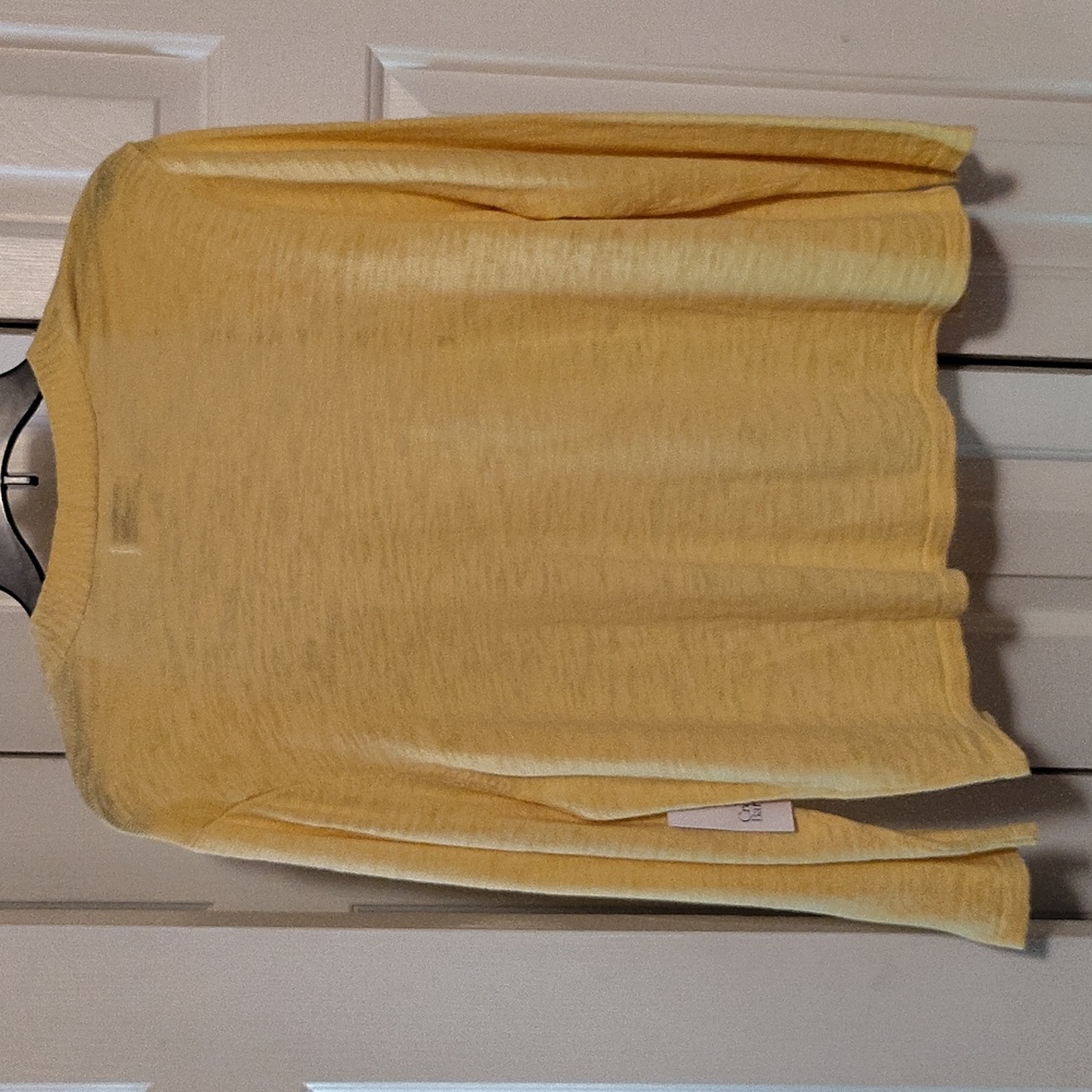 Spring Time Yellow Cardigan - Picture 2 of 6